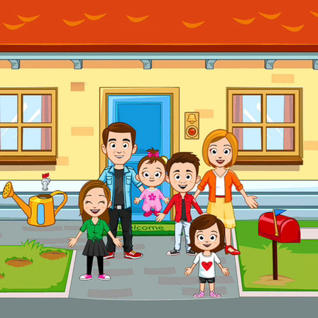 My Town Home: Family Playhouse
